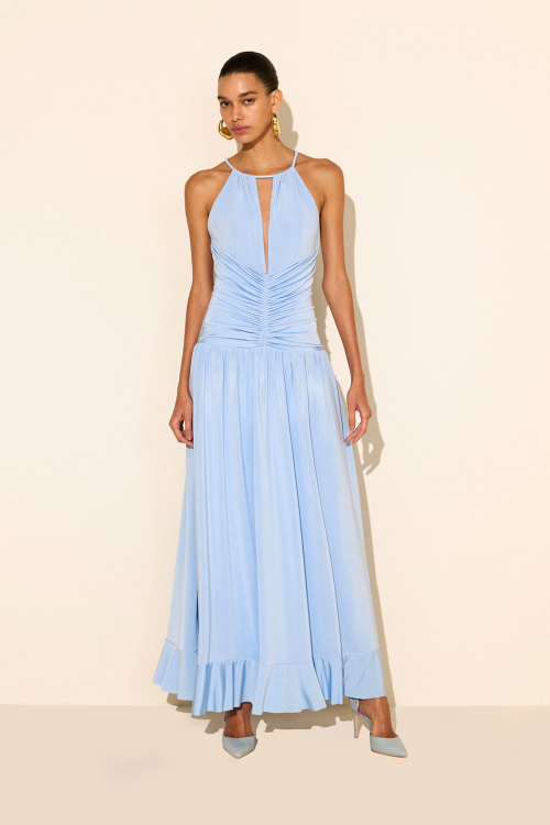 VESTIDO DRAPEADO FLOX 