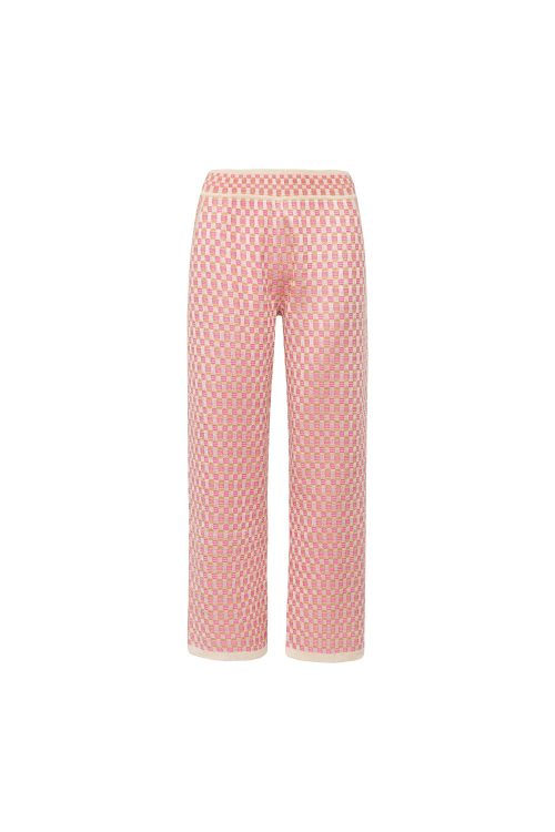 CALÇA TRICOT MADRAS