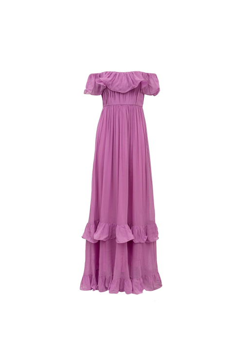 VESTIDO LONGO SEDA