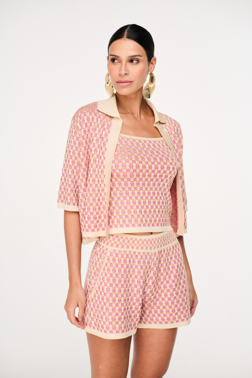 TWIN SET TRICOT MADRAS