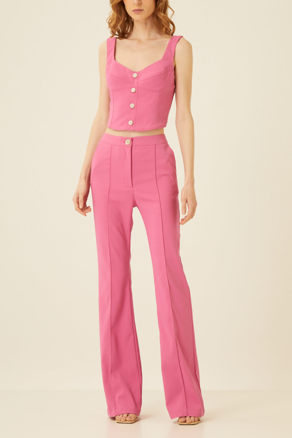 CALÇA CREPE FLARE CAYE